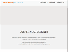 Tablet Screenshot of jochemnijs.nl